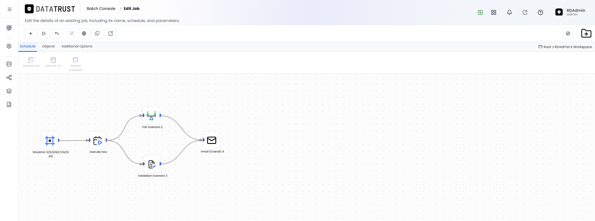 Email Saved and Execute
