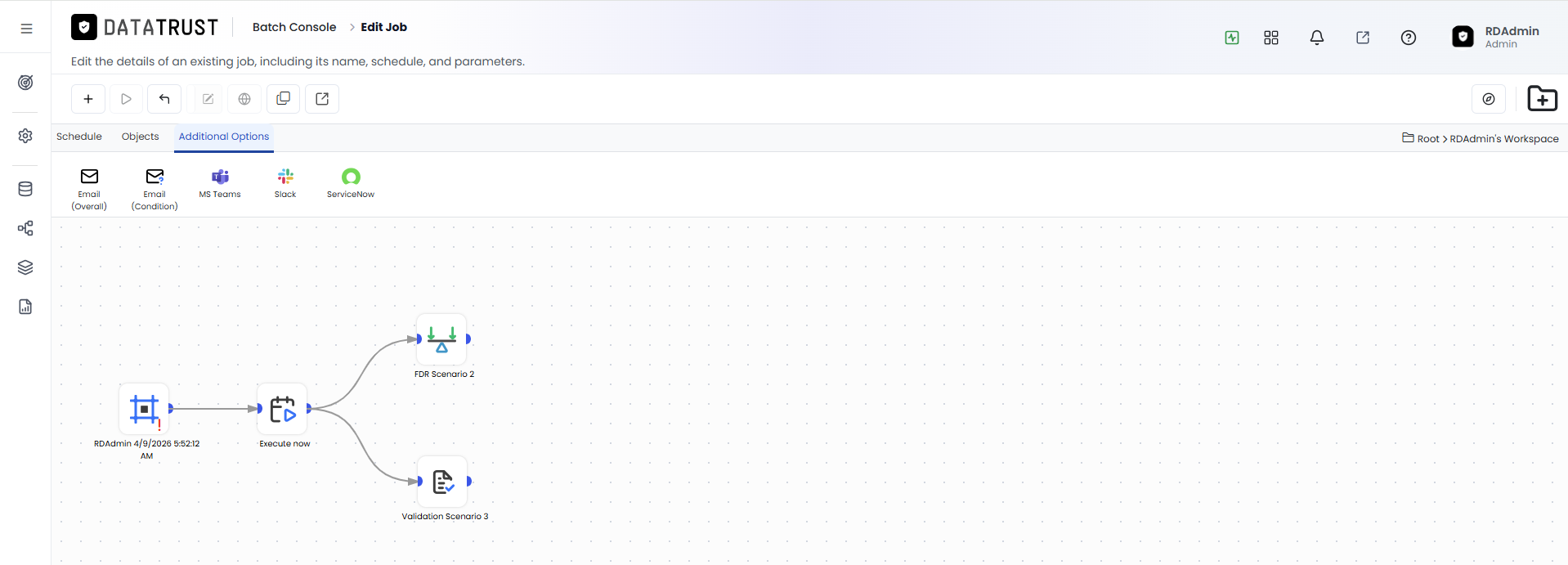 Additional Options Tab