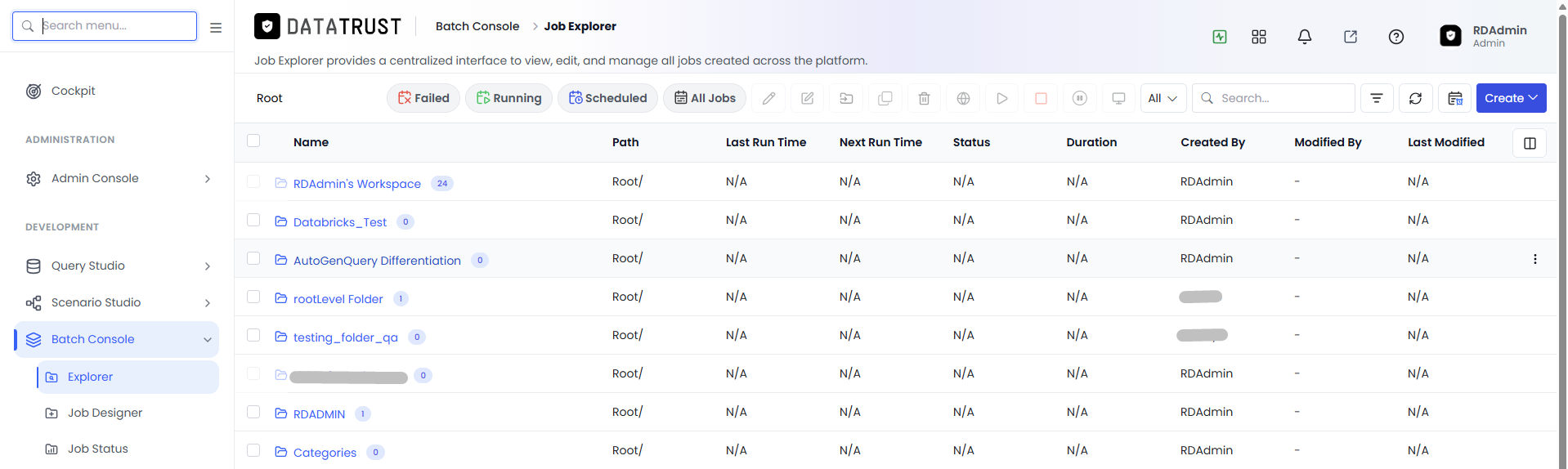 Job Designer Option
