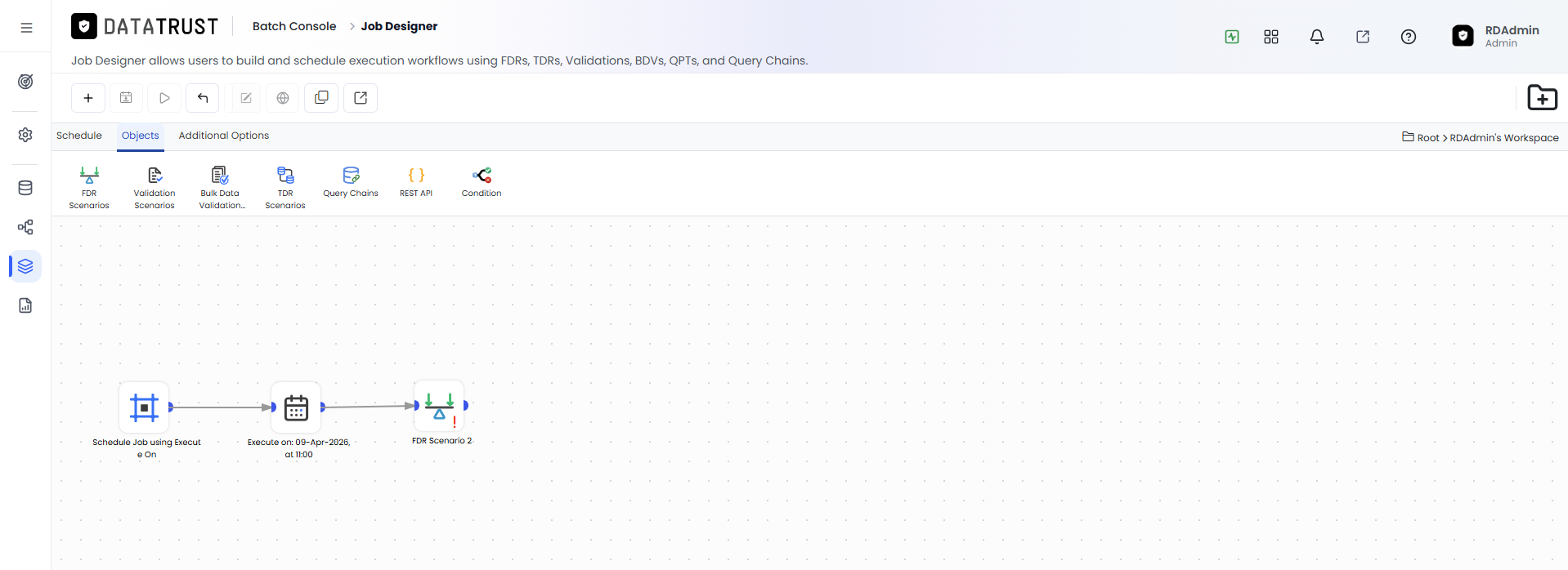 Drag and Drop FDR Widget