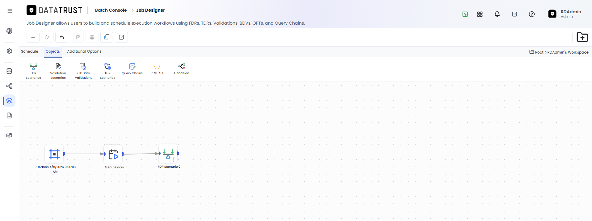 Drag and Drop FDR Widget