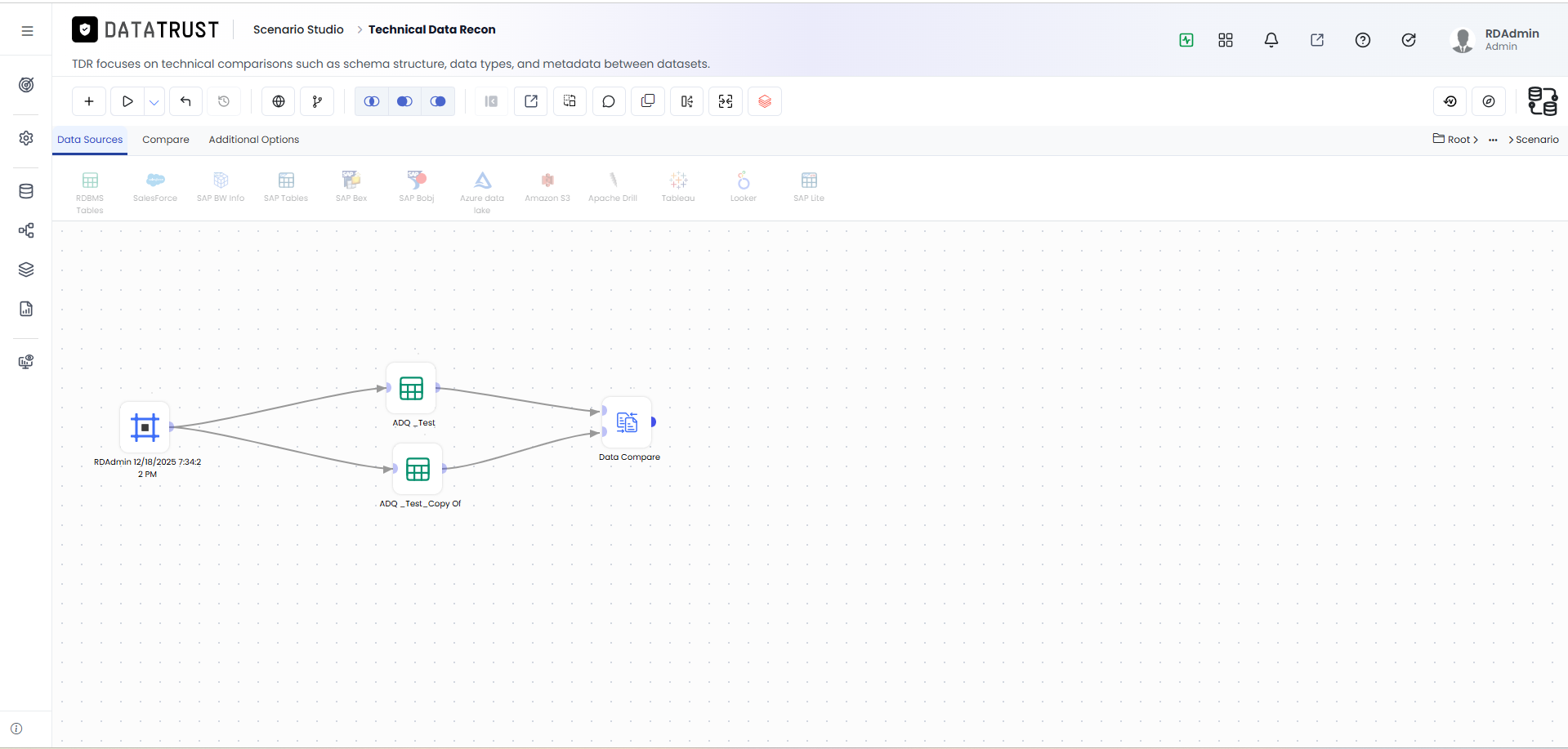 Scenario Name — Clickable Hyperlink