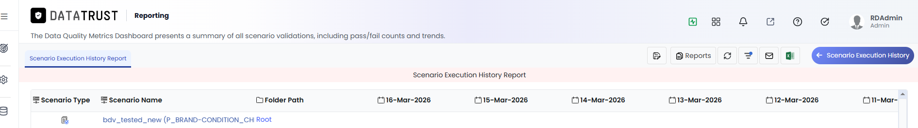 Save Report As Button