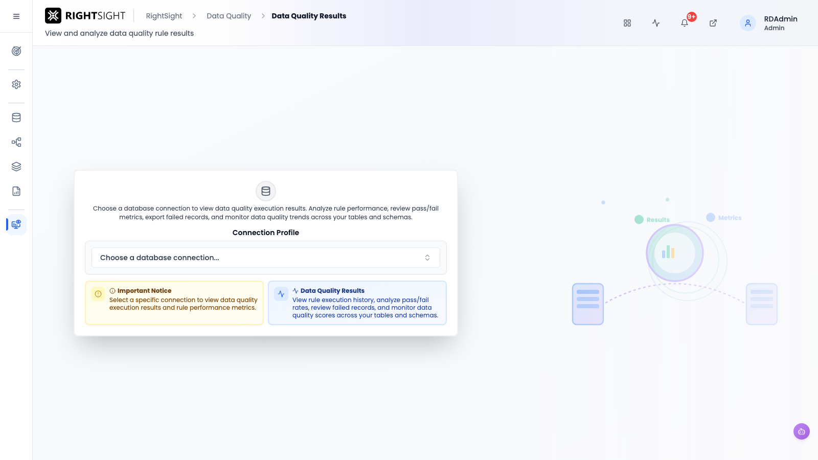 Connection selector