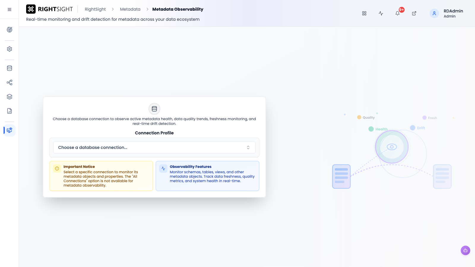 Connection selector
