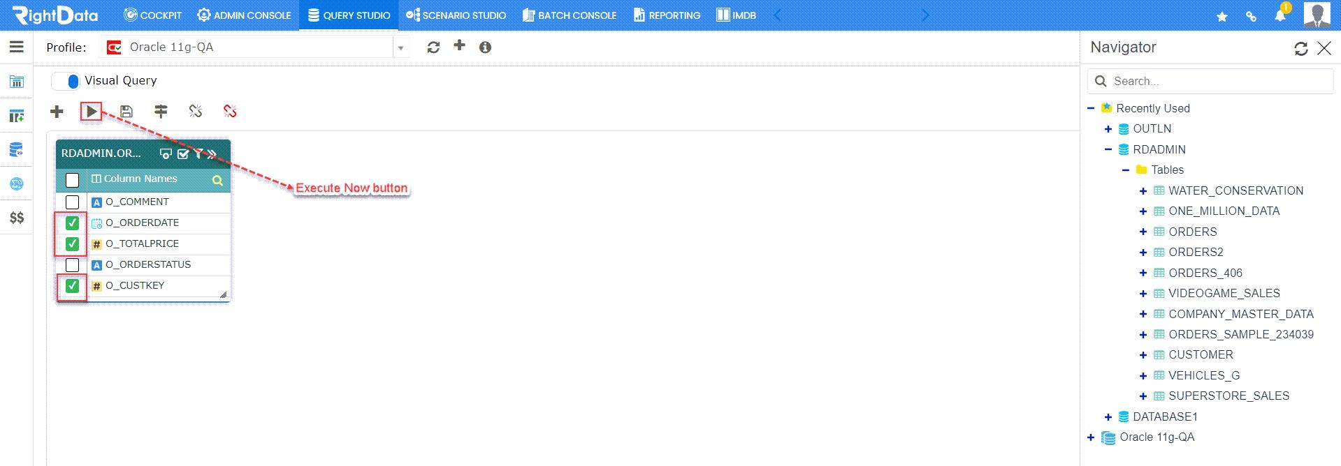Creating reusable Visual SQL Query – RightData